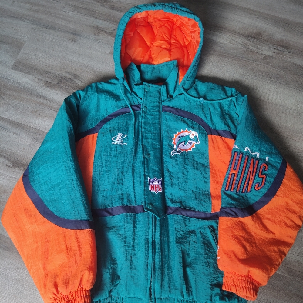 NFL jacket winter jacket miami dolphins bomber